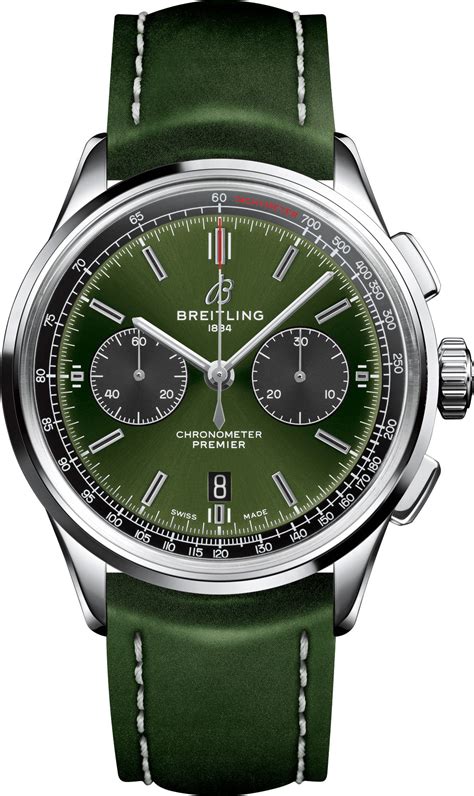 breitling premier b01 racing green|breitling premier b01 chronograph 42mm.